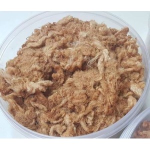 Shredded pork can be eaten as a snack or added with soy sauce and eaten with rice porridge. Enjoy for three days.