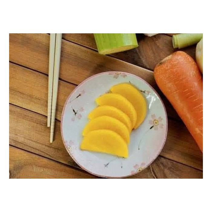 Yellow pickled Japanese radish Hotel restaurants use 1Kg.