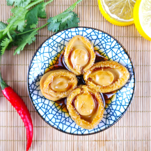 Abalone in red sauce very delicious, must try Ready to serve