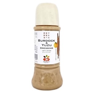 Gobo salad dressing mixed with Japanese Yuzu