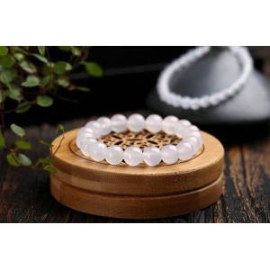 Premium white jade bracelet Imported from Beijing