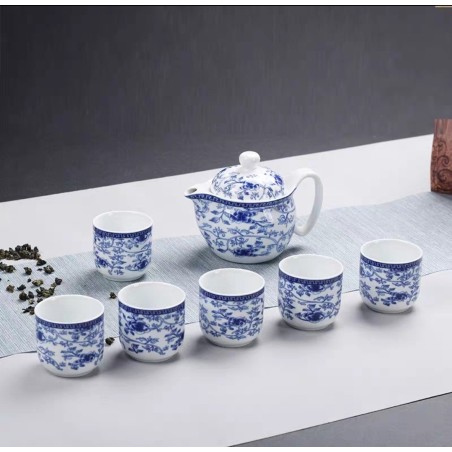 Premium flower pattern teapot set Imported from Beijing