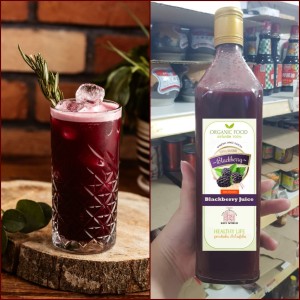 100% organic blackberry juice