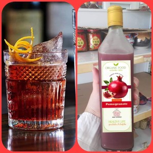 100% organic pomegranate juice