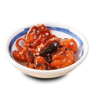 Japanese squid seasoned in sesame oil
