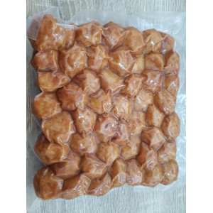 Fish balls mixed with Japanese vegetables