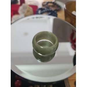 Green jade ring