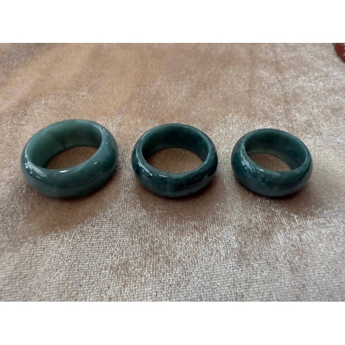 Blue Ocean Jade Thumb Ring, imported from Beijing