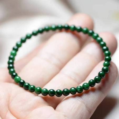 Emperor green jade bracelet, emphasizes on work, business and wealth.