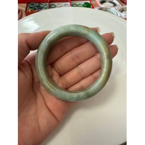 Natural green jade bracelet