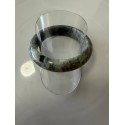 Purple jade bracelet with green jade
