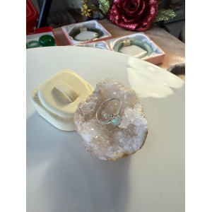 Here it is! #Natural stone pendant ring, 925 pure silver frame, the latest, very beautiful #Imported from Beijing