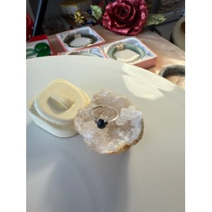Here it is! #Natural stone pendant ring, 925 pure silver frame, the latest, very beautiful #Imported from Beijing