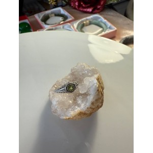 Here it is! #Natural stone pendant ring, 925 pure silver frame, the latest, very beautiful #Imported from Beijing