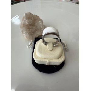 Premium white agate ring #imported from Beijing Limited Edition, only one ring available