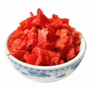 👉👉Japanese pickled daikon, red pieces, spread with Japanese curry, very delicious #Imported products, 250 baht per kilogram ❤❤ L