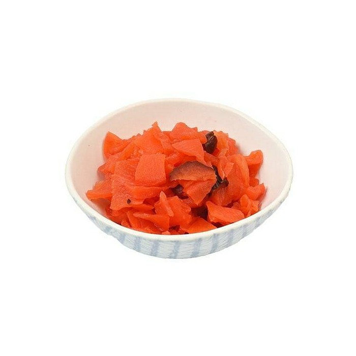 👉👉Japanese pickled daikon, red pieces, spread with Japanese curry, very delicious #Imported products, 250 baht per kilogram ❤❤ L
