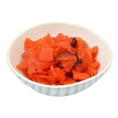 👉👉Japanese pickled daikon, red pieces, spread with Japanese curry, very delicious #Imported products, 250 baht per kilogram ❤❤ L