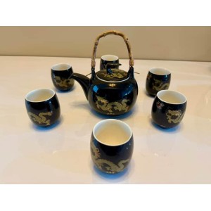 Premium dragon pattern teapot set Imported from Beijing