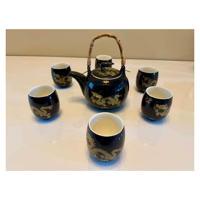 Premium dragon pattern teapot set Imported from Beijing
