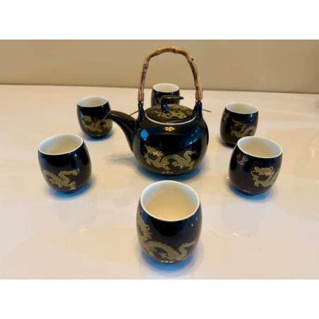 Premium dragon pattern teapot set Imported from Beijing