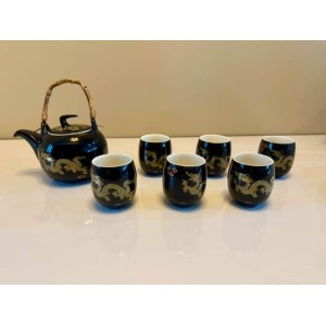 Premium dragon pattern teapot set Imported from Beijing