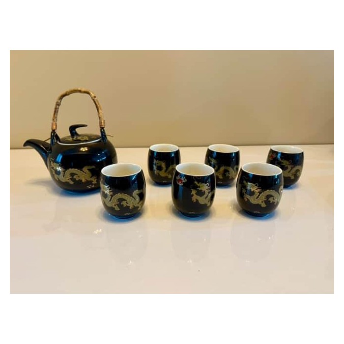 Premium dragon pattern teapot set Imported from Beijing